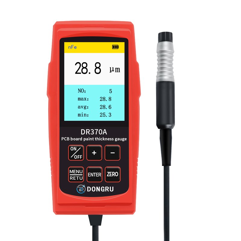 Dongru DR370A PCB conformal coating thickness gauge with separate probe