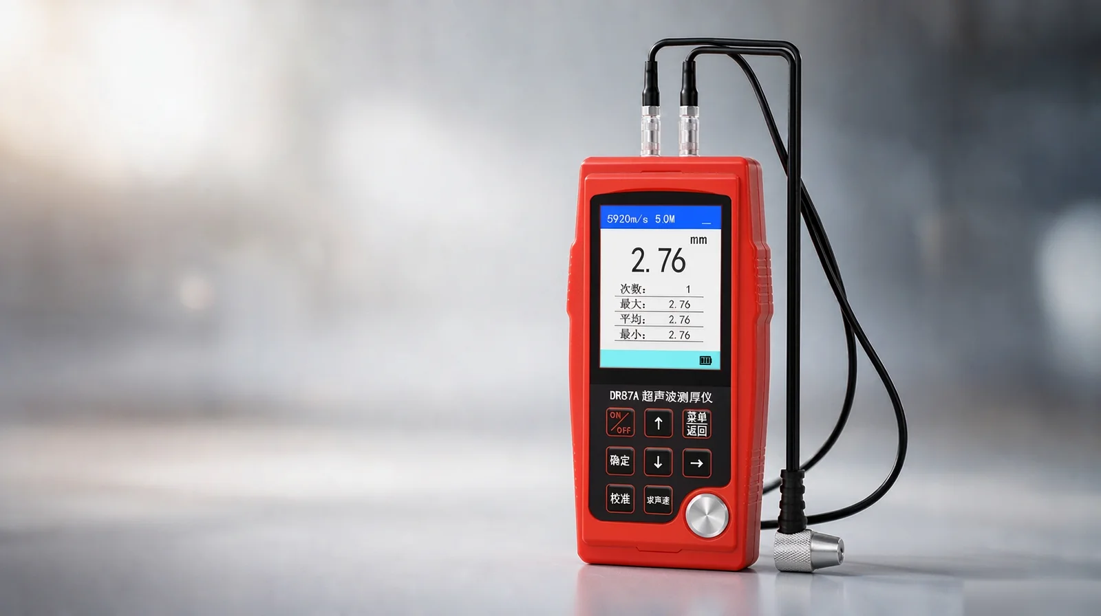 DR87A through-coating ultrasonic thickness gauge