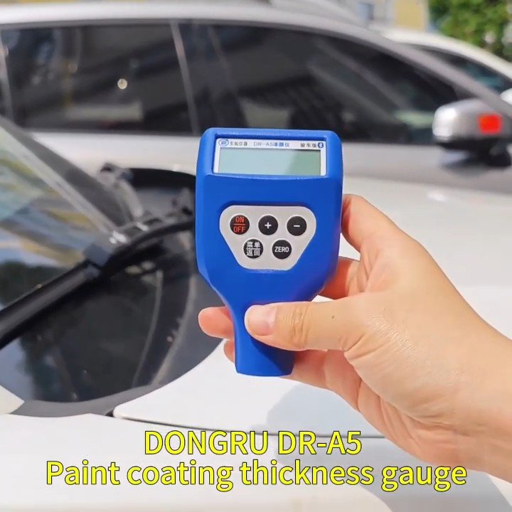 DR-A5 car paint thickness measurement demo