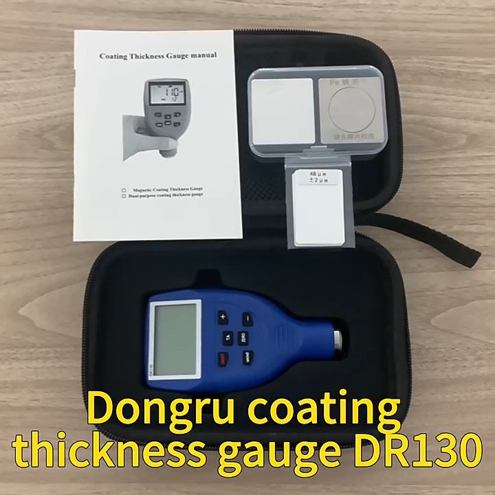 DR130 coating thickness gauge operation demo