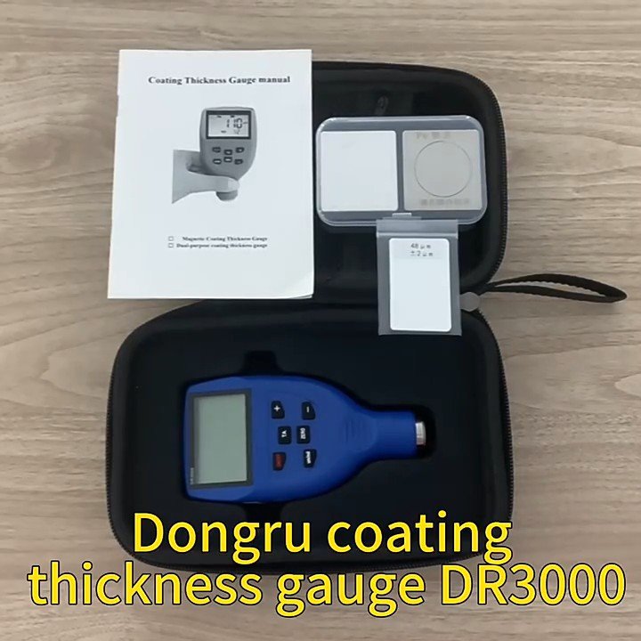 DR3000 coating thickness gauge operation demo