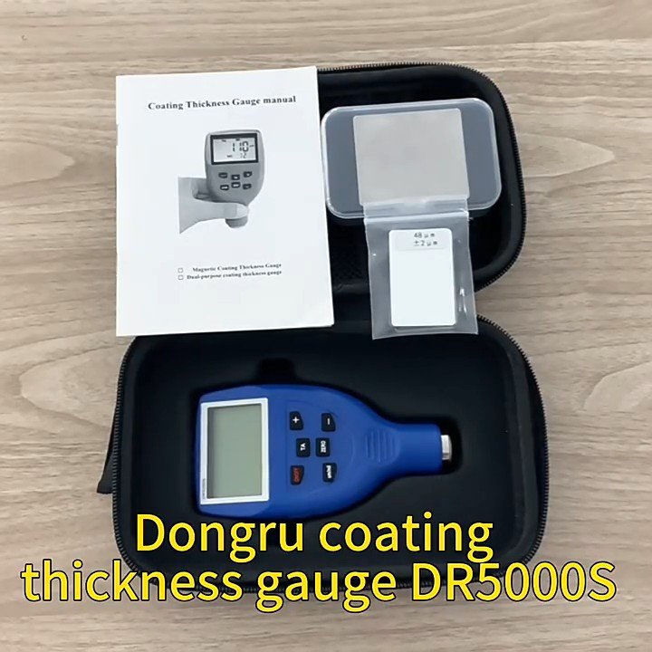 DR5000S coating gauge and galvanized-sample demo